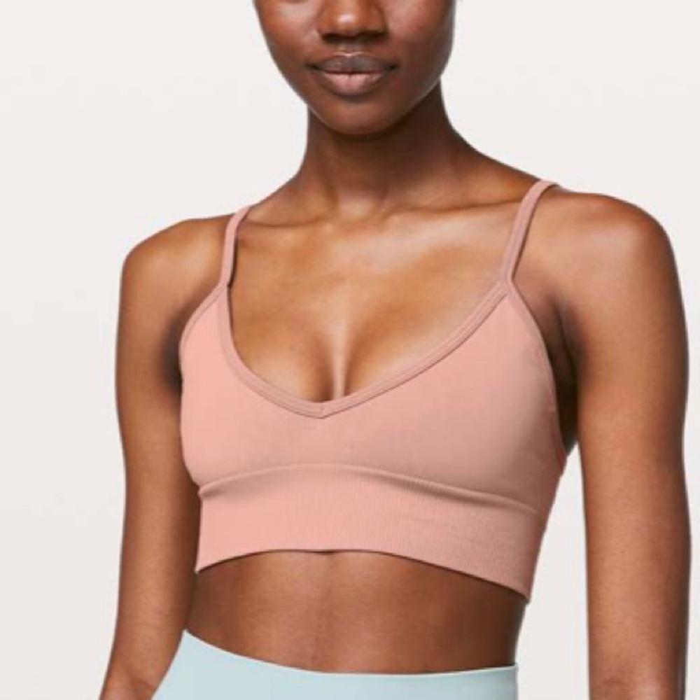 Lululemon Ebb to Street Bra Copper Coil
